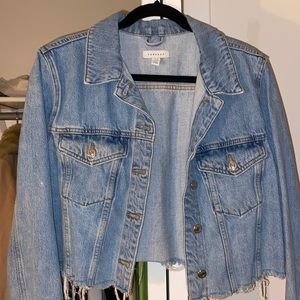 TOPSHOP CROPPED DENIM JACKET